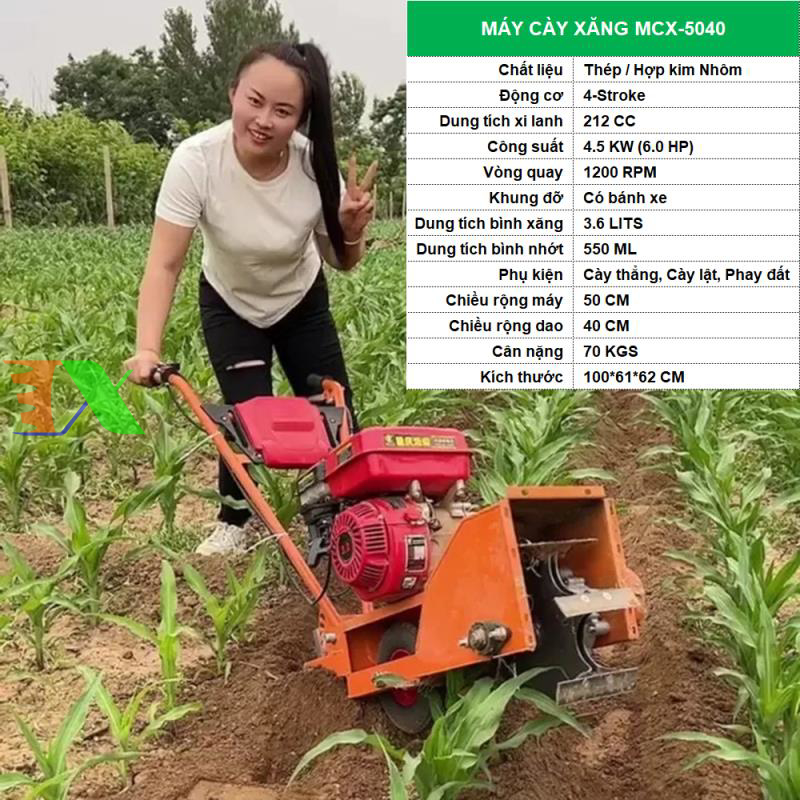 máy cày mini vun luống tạo ránh